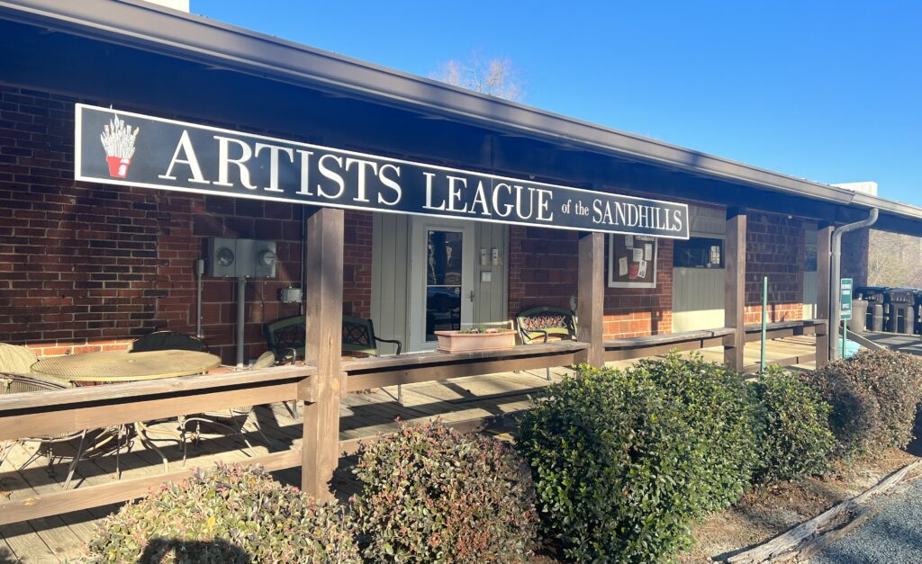 Artists League of the Sandhills Outside of the Office